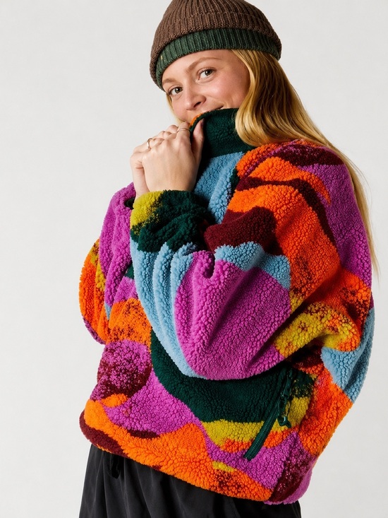 free people movement Tops - Free People Movement Rocky Ride Hit The Slopes Sherpa Pullover Sweater Sz Large